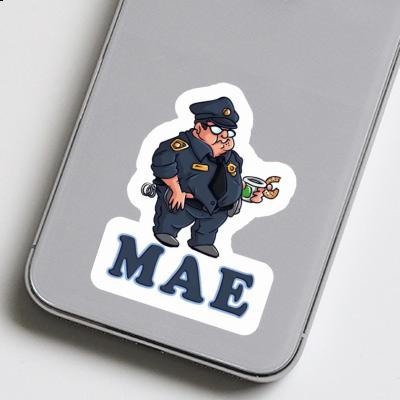 Sticker Mae Polizist Notebook Image