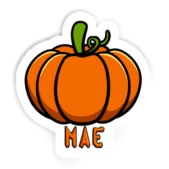 Mae Sticker Pumpkin Laptop Image