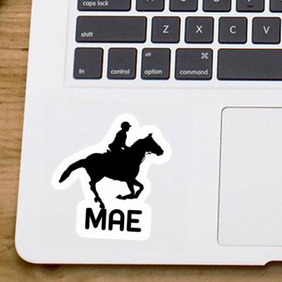 Sticker Mae Horse Rider Notebook Image