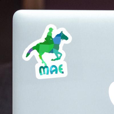 Mae Sticker Horse Rider Notebook Image