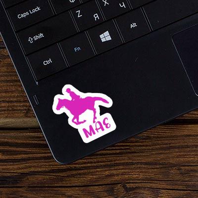 Horse Rider Sticker Mae Image