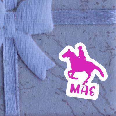 Horse Rider Sticker Mae Image