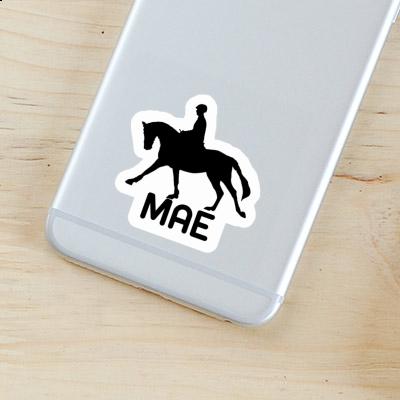 Horse Rider Sticker Mae Laptop Image