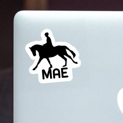 Horse Rider Sticker Mae Notebook Image