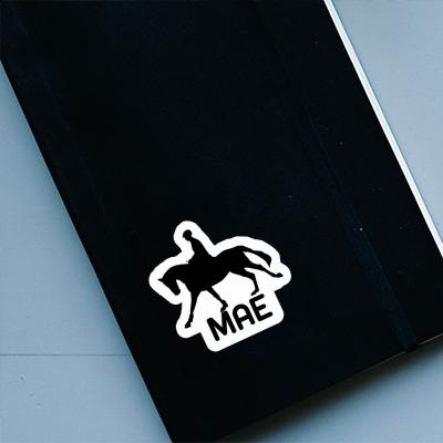 Horse Rider Sticker Mae Image