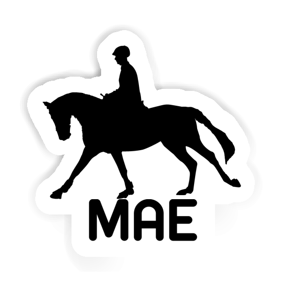 Horse Rider Sticker Mae Laptop Image