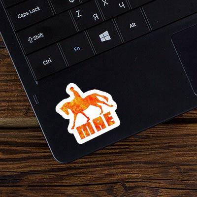 Sticker Horse Rider Mae Notebook Image