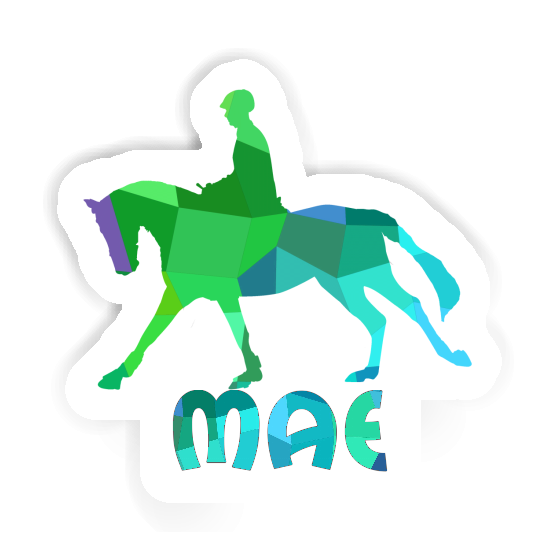 Horse Rider Sticker Mae Image