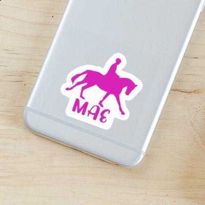 Sticker Horse Rider Mae Image