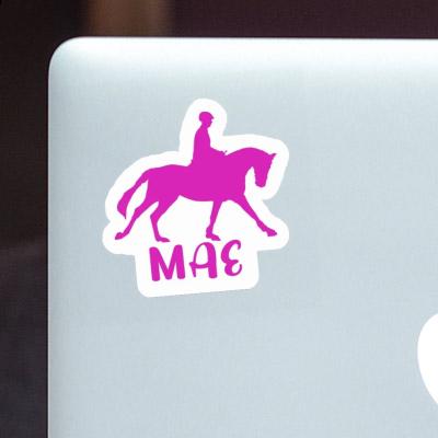 Sticker Horse Rider Mae Laptop Image