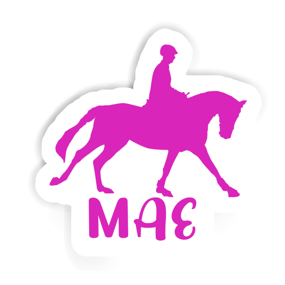 Sticker Horse Rider Mae Notebook Image