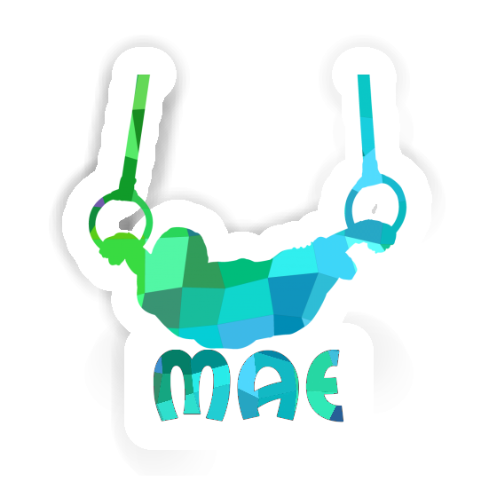 Sticker Mae Ring gymnast Laptop Image