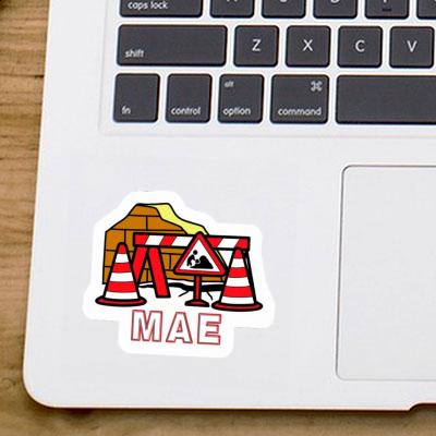 Mae Sticker Road Construction Laptop Image