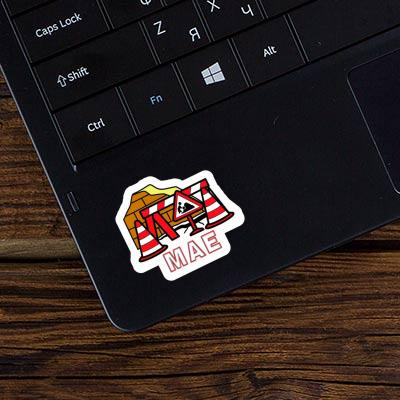 Mae Sticker Road Construction Laptop Image