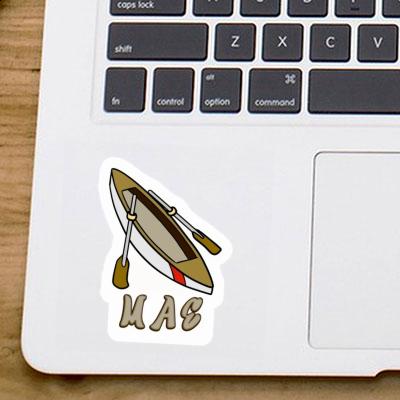 Sticker Mae Rowboat Laptop Image