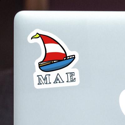 Mae Sticker Sailboat Gift package Image