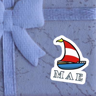 Mae Sticker Sailboat Laptop Image