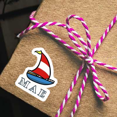 Mae Sticker Sailboat Image