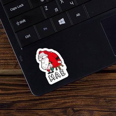 Sticker Mae Weihnachtsmann Laptop Image