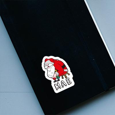 Mae Sticker Santa Laptop Image