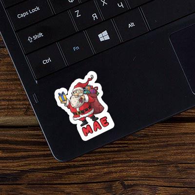 Mae Sticker Santa Claus Notebook Image