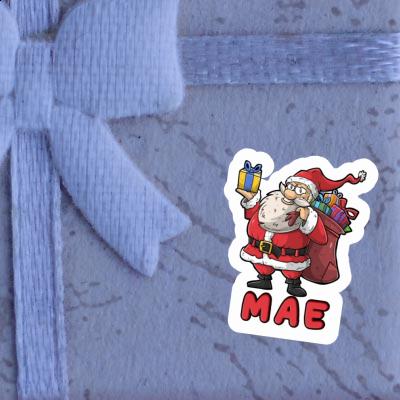 Mae Aufkleber Weihnachtsmann Gift package Image