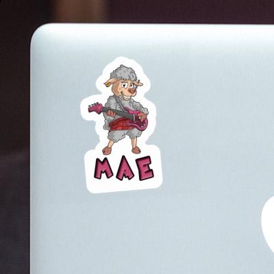 Sticker Mae Rockergirl Notebook Image