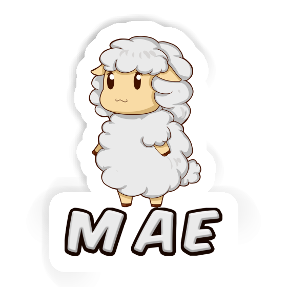 Mae Sticker Sheep Notebook Image