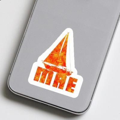 Sticker Mae Sailboat Image