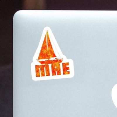 Mae Sticker Segelboot Notebook Image