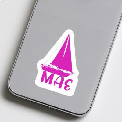 Sticker Mae Sailboat Notebook Image