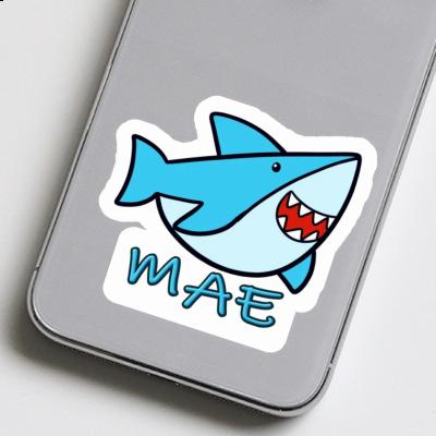 Mae Sticker Shark Notebook Image