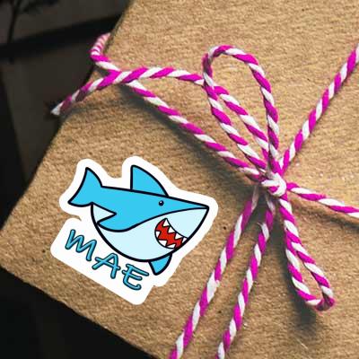 Mae Sticker Shark Notebook Image