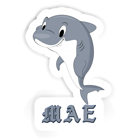 Sticker Mae Shark Laptop Image