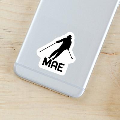 Skier Sticker Mae Notebook Image