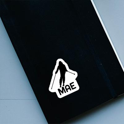 Skier Sticker Mae Notebook Image