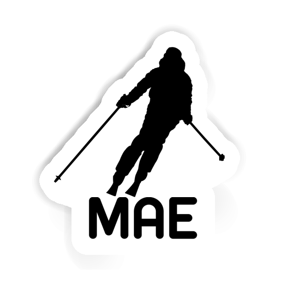 Skier Sticker Mae Laptop Image