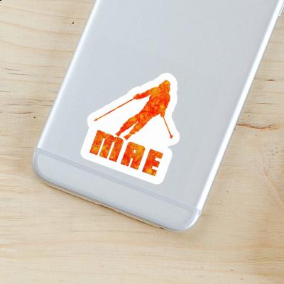 Mae Sticker Skier Image