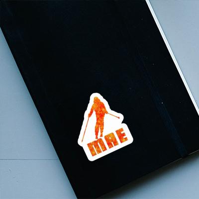 Mae Sticker Skier Notebook Image