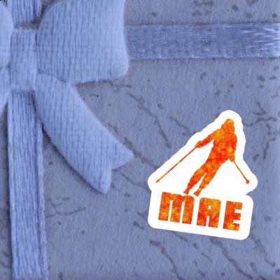 Mae Sticker Skier Image