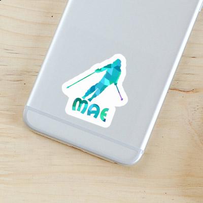 Sticker Skier Mae Image