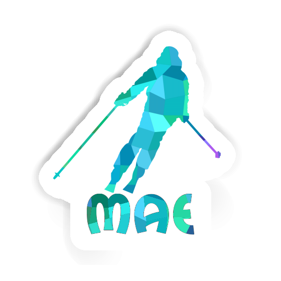 Sticker Skier Mae Notebook Image