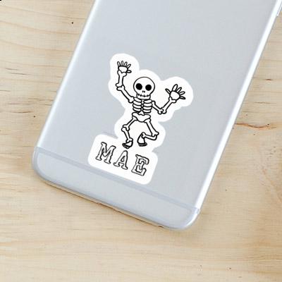 Skeleton Sticker Mae Notebook Image