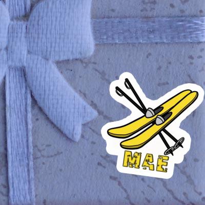 Ski Sticker Mae Image