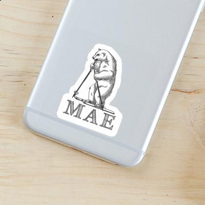 Sticker Skier Mae Image