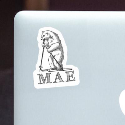 Sticker Skier Mae Notebook Image