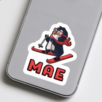 Mae Sticker Skier Image