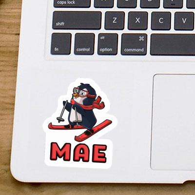 Mae Sticker Skier Laptop Image