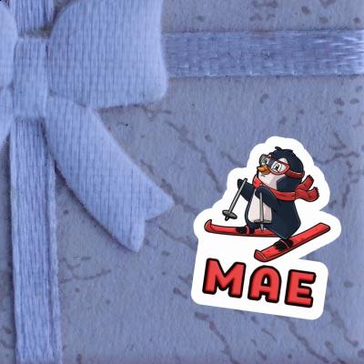 Mae Sticker Skier Laptop Image