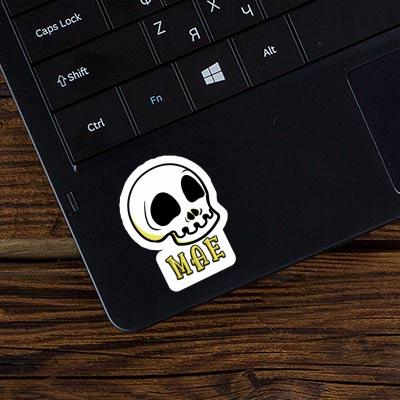 Mae Sticker Totenkopf Notebook Image